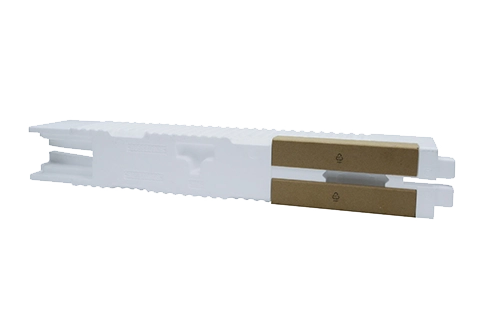 Packaging polistirolo con inserto in cartone
